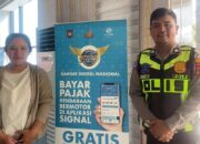 Satlantas Polres Samosir Sosialisasikan Aplikasi Samsat Digital Nasional