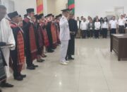 Bupati Oloan Lantik 59 Pejabat ASN