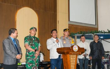 Wabup Deliserdang Bersama Forkopimda Pantau Ibadah Malam Tahun Baru Dan Pos PAM Nataru