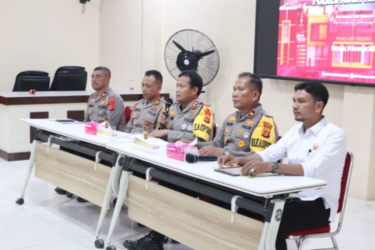 Polres Aceh Tenggara Gelar Konferensi Pers Akhir Tahun, Paparkan Capaian Kinerja 2025