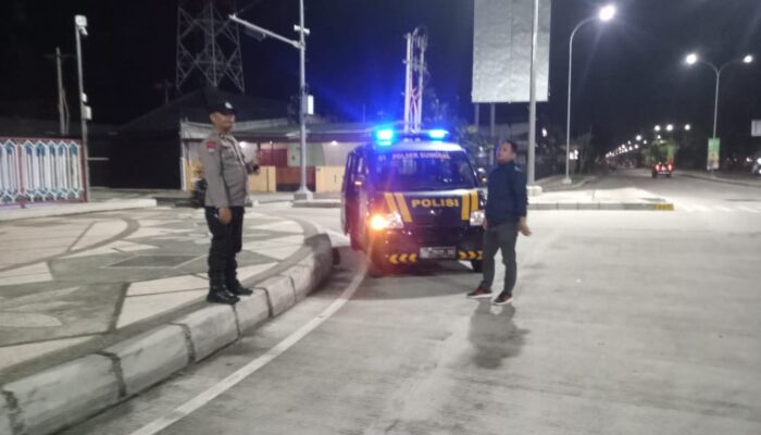 Polsek Sunggal Maksimalkan Patroli Blue Light Antisipasi Gangguan Kamtibmas