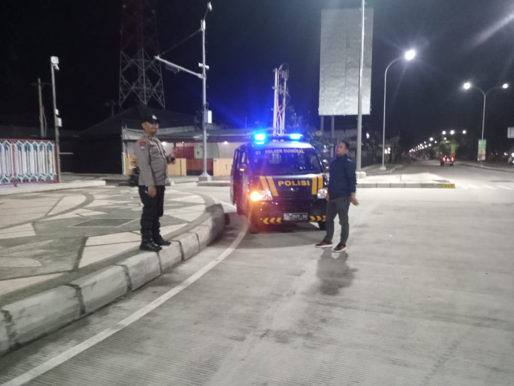 Polsek Sunggal Maksimalkan Patroli Blue Light Antisipasi Gangguan Kamtibmas
