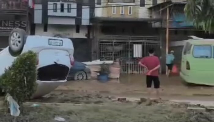 Kerusakan Kota Kualasimpang Pasca Banjir Bak Diterjang Tsunami