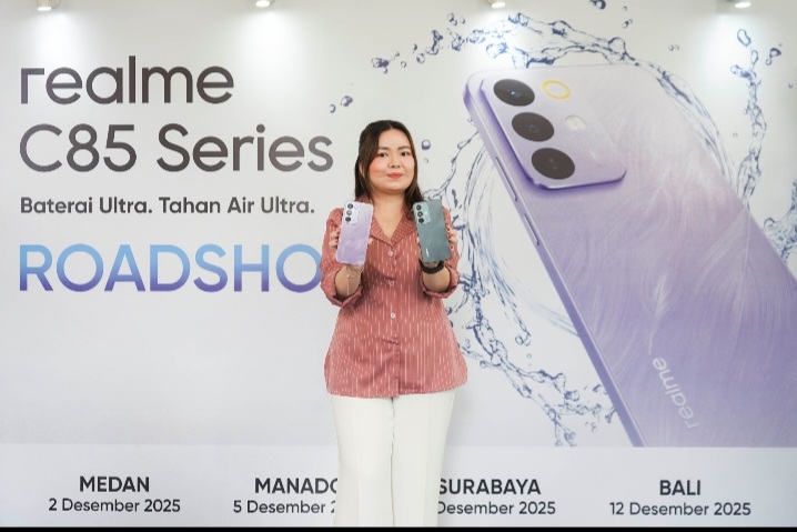 realme C85 Series Sambangi Medan, Bawa Standar Waterproof IP69 Pro Pertama Di Kelas Harga 2–3 Jutaan