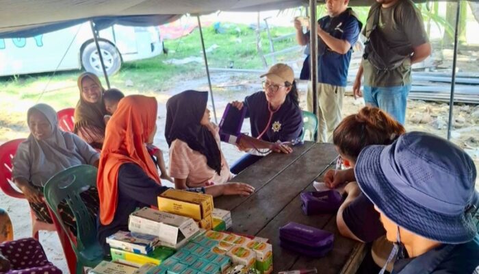 FKep Dan FK USU Salurkan Bantuan Dan Beri Layanan Kesehatan Untuk Masyarakat Terdampak Bencana