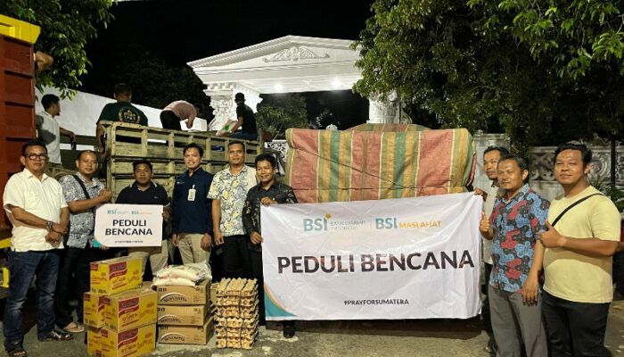 BSI Salurkan Bantuan Bagi Penyintas Banjir Di Wilayah Sumatera Utara