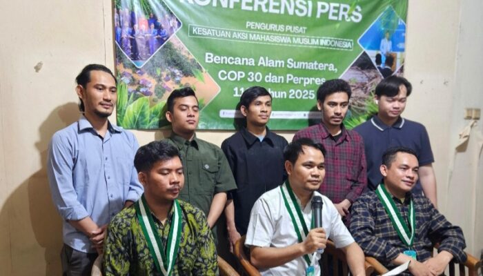 PP KAMMI Gelar Konferensi Pers Sikapi Bencana Alam Sumatera, COP30 Dan Perpres 110 Tahun 2025