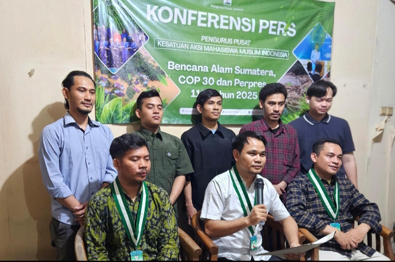 PP KAMMI Gelar Konferensi Pers Sikapi Bencana Alam Sumatera, COP30 Dan Perpres 110 Tahun 2025