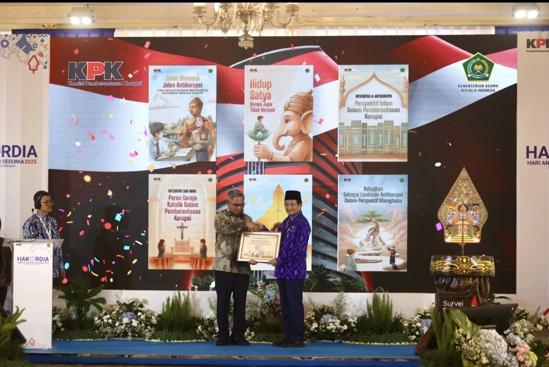 Kemenag Raih Dua Penghargaan KPK, Menag: Korupsi adalah Musuh Kemanusiaan