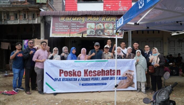 BPJS Kesehatan Buka Posko Layanan Kesehatan Gratis bagi Korban Bencana Aceh