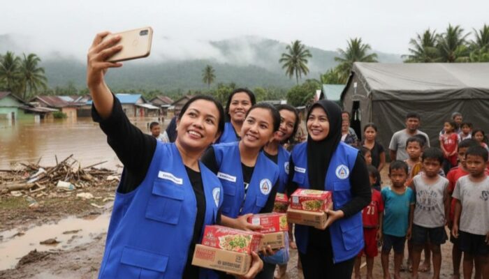 LIPPSU: Foto-foto Di Lokasi Bencana, Itu Bukan Obyek Wisata