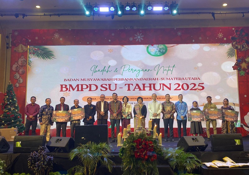 BMPD Sumut Perayaan Natal 2025; Teguhkan Nilai Keluarga Dan Kepedulian Sosial
