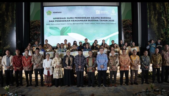 Apresiasi Bagi Guru Keagamaan Buddha dan Resmikan Dana Paramita, Menag: Upaya Tingkatkan Prestasi Pendidikan