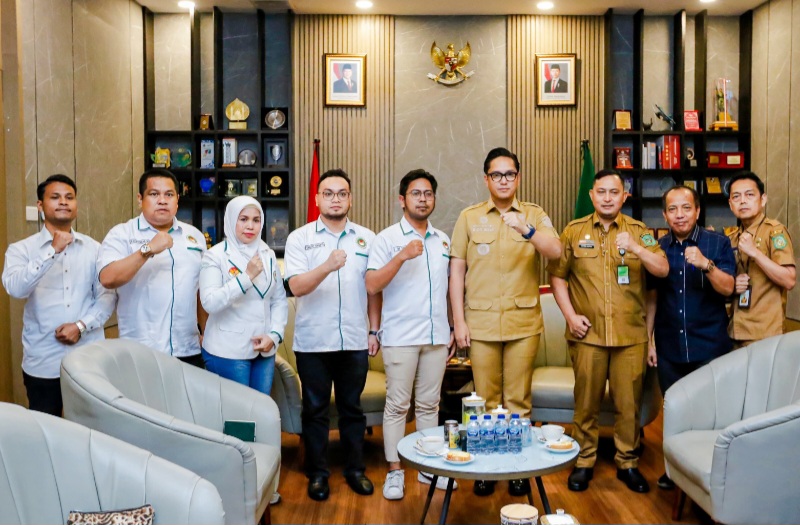 Rico Waas Dan APPSI Kota Medan Bahas Perkembangan Pasar Tradisional