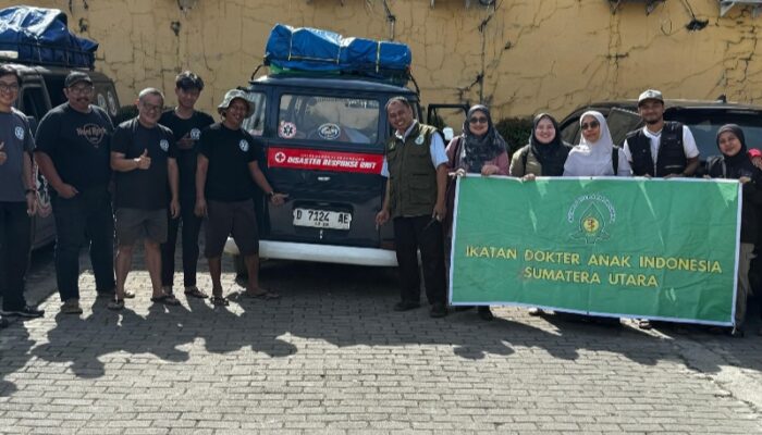 IDAI Sumut Dan VW Club Bandung Gelar Misi Kemanusiaan Untuk Anak Dan Keluarga Di Aceh Tamiang