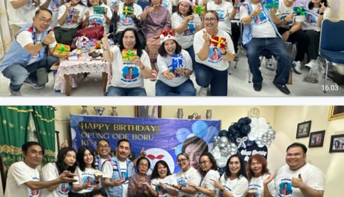 Peresmian Yayasan Jangan Jemu Berbuat Baik, HUT Ke-84 Opung Ode Boru Khidmat San Penuh Kekeluargaan