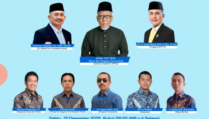 Sambut HUT Ke-21 Dan Ke-10, LIPPSU Dan Promedia Gelar Dialog Publik