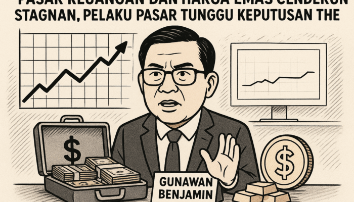 Pasar Keuangan Dan Harga Emas Cenderung Stagnan, Pelaku Pasar Tunggu Keputusan The Fed
