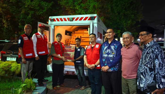 Ketua PMI Sumut Dr. H. Rahmat Shah Kirim Bantuan Kemanusiaan Ke Tapteng, Sibolga, Langkat Dan Tapsel