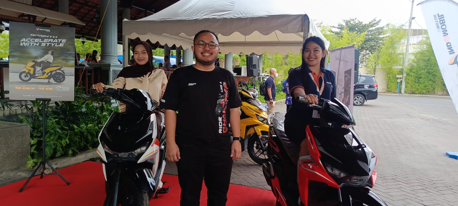 Motor Listrik Indomobil eMotor Sprinto Tampilkan Desain Agresif, Fitur Canggih