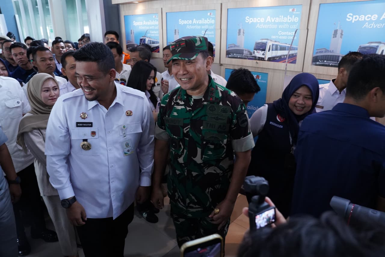 Pangdam I/BB-Forkopimda Sumut Tinjau Arus Mudik Nataru 2025 Di Kualanamu Dan Stasiun Medan