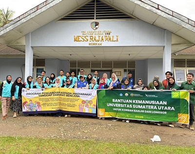 Sinergi USU Peduli Dan UI Hadirkan Layanan Kesehatan Dan Dukungan Psikososial bagi Korban Banjir Dan Longsor Di Sorkam