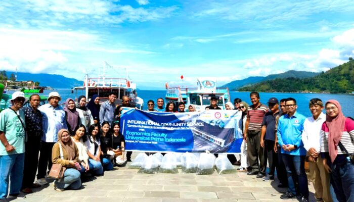 UNPRI Restocking 5.000 Benih Ikan Nila Di Danau Toba Dukung SDGs Dan Ketahanan Pangan