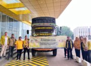 Dikordinasikan Adies Kadir, Lamhot Sinaga Lepas Pengiriman Bantuan Golkar Tahap Kedua