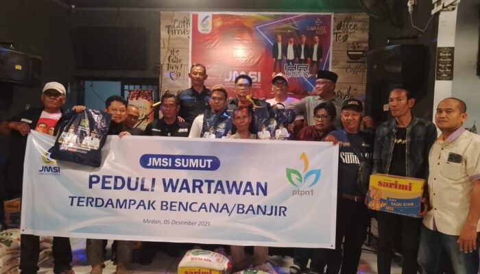 JMSI Sumut Gelar Celebration Night Dan Donasi Bantu Wartawan Dan Masyarakat Terdampak Bencana