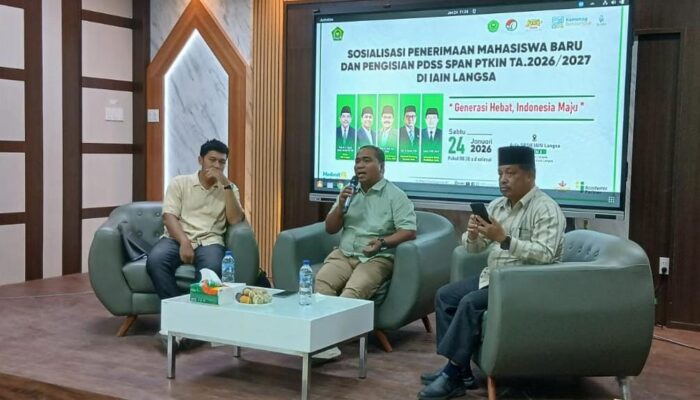 IAIN Langsa Sosialisasi PMB Dan Pengisian PDSS SPAN PTKIN