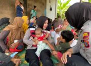 Polres Labuhanbatu Giat Trauma Healing di Lokasi Penggusuran