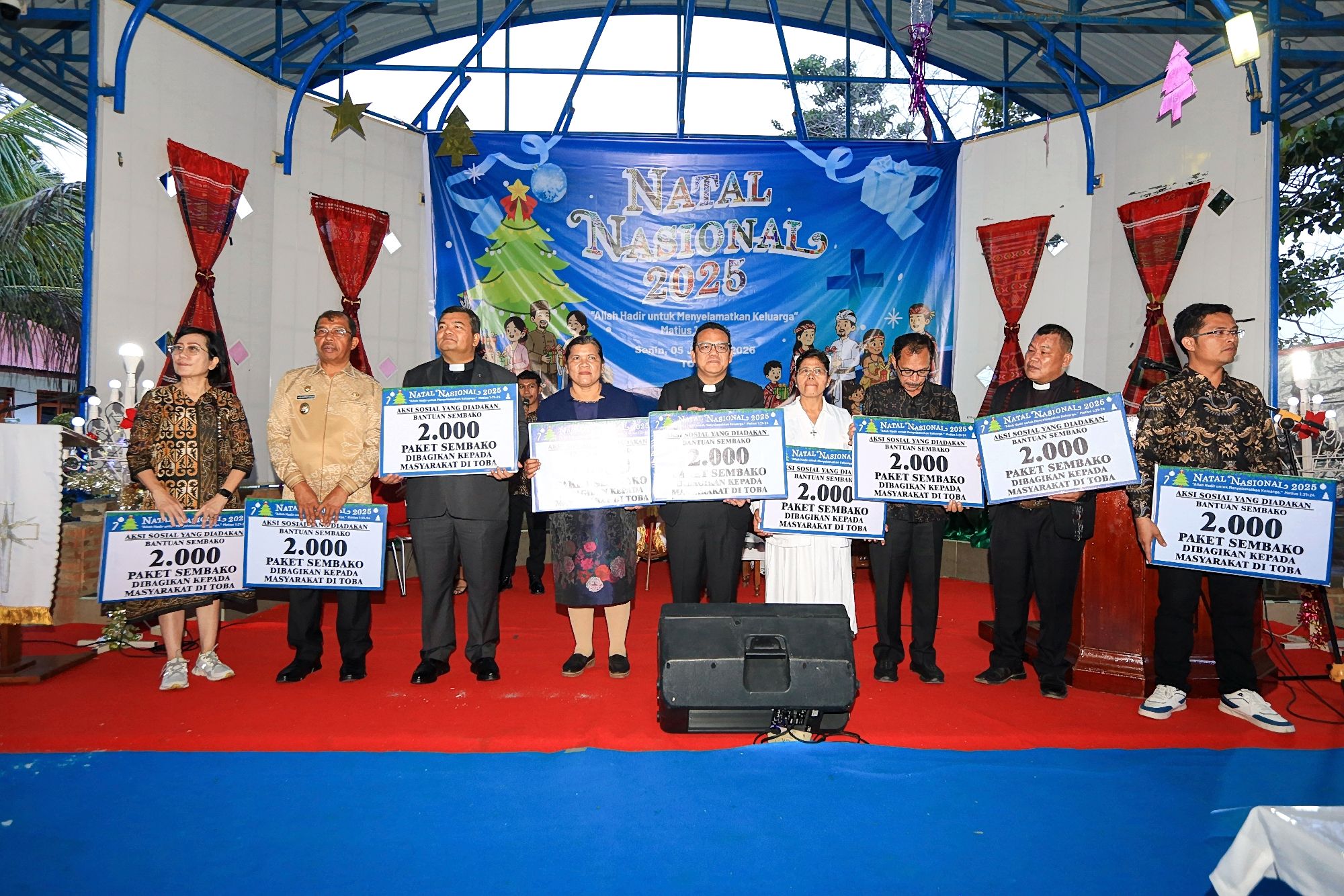 Natal Nasional 2025 Di Toba Teguhkan Pesan “Allah Hadir Untuk Menyelamatkan Keluarga”
