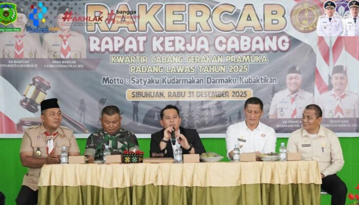 Bupati Apresiasi Kinerja Pramuka Padanglawas Tahun 2025