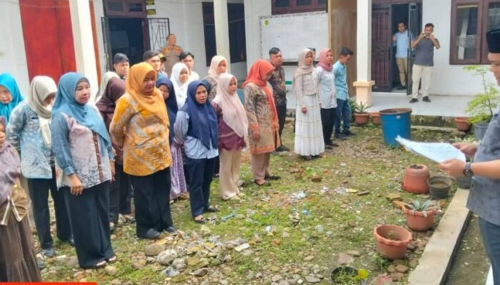 Pj Sekda Padanglawas Sidak SKPD Hari Pertama Kerja