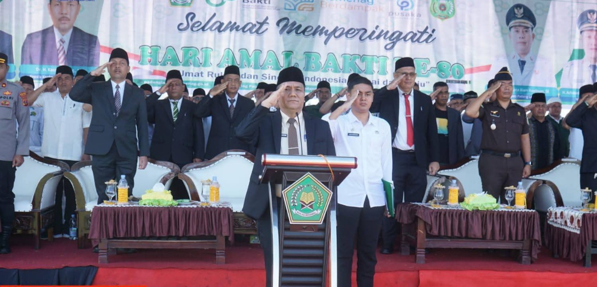 Kemenag Padanglawas Peringati Hari Amal Bakti Ke-80
