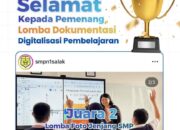 SMPN 1 Salak Raih Juara II Lomba Foto Digitalisasi IFP Nasional