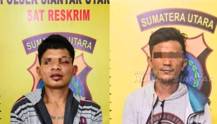 Dua Pelaku Pencurian Di SD Negeri 122365 Pematangsiantar Diamankan