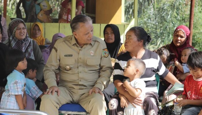 Wabup Pakpak Bharat Tinjau Posyandu Di Kecamatan Kerajaan