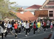 Sekda Pakpak Bharat: Senam Rutin Supaya Siap Layani Masyarakat