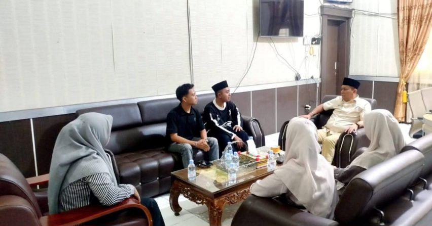 Pj Sekda Padanglawas Terima Audiensi Himapalas Riau, Ajak Bangun Daerah