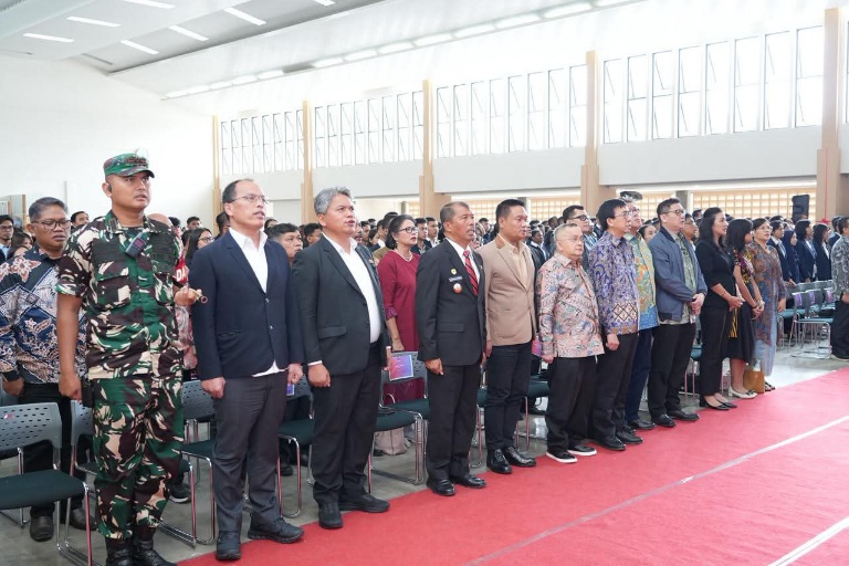 Bupati Humbahas Ikuti Orasi Ilmiah Guru Besar IT Del, Bahas Pengembangan Daerah