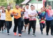 Kapolres Padangsidimpuan Pimpin Fun Run 10K Bareng Komunitas