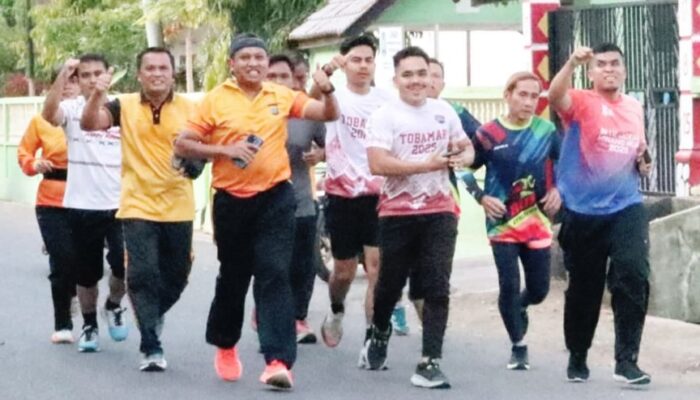 Kapolres Padangsidimpuan Pimpin Fun Run 10K Bareng Komunitas