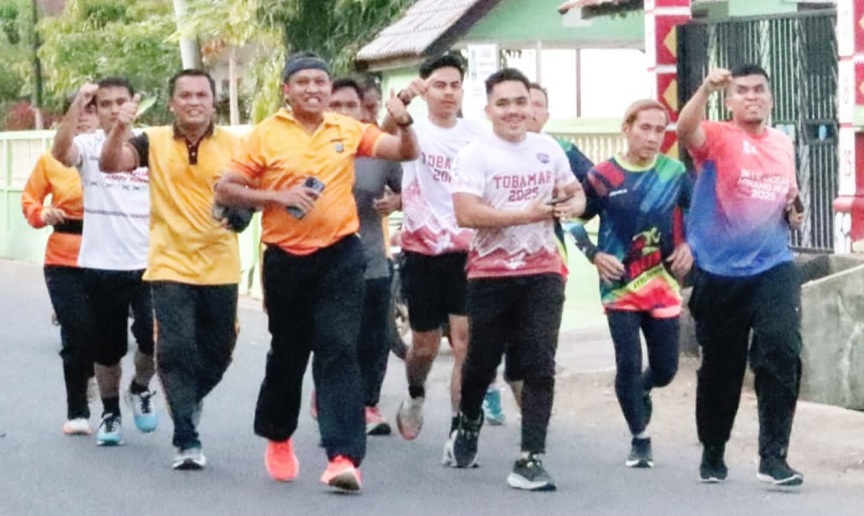 Kapolres Padangsidimpuan Pimpin Fun Run 10K Bareng Komunitas