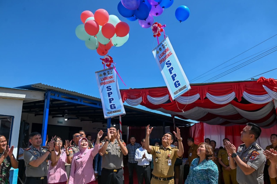Bupati Humbahas Launching SPPG Yayasan Kemala Bhayangkari