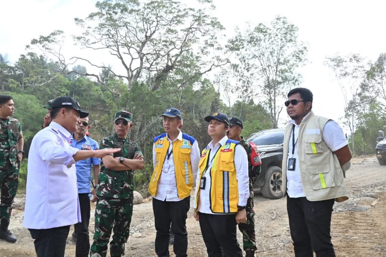 Kasum TNI Tinjau Penanganan Pascabencana Di Humbahas