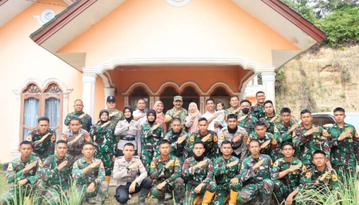 Wakasau Dan Wapang TNI Tinjau Latsitardanus Di Aceh Tamiang