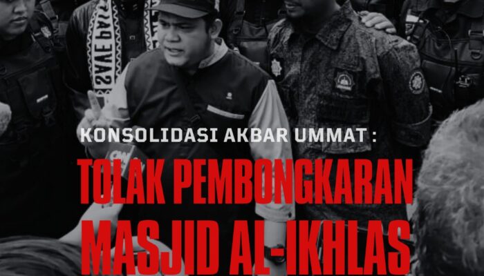 APMI Gelar Konsolidasi Akbar Umat Tolak Pembongkaran Masjid Al Ikhlas