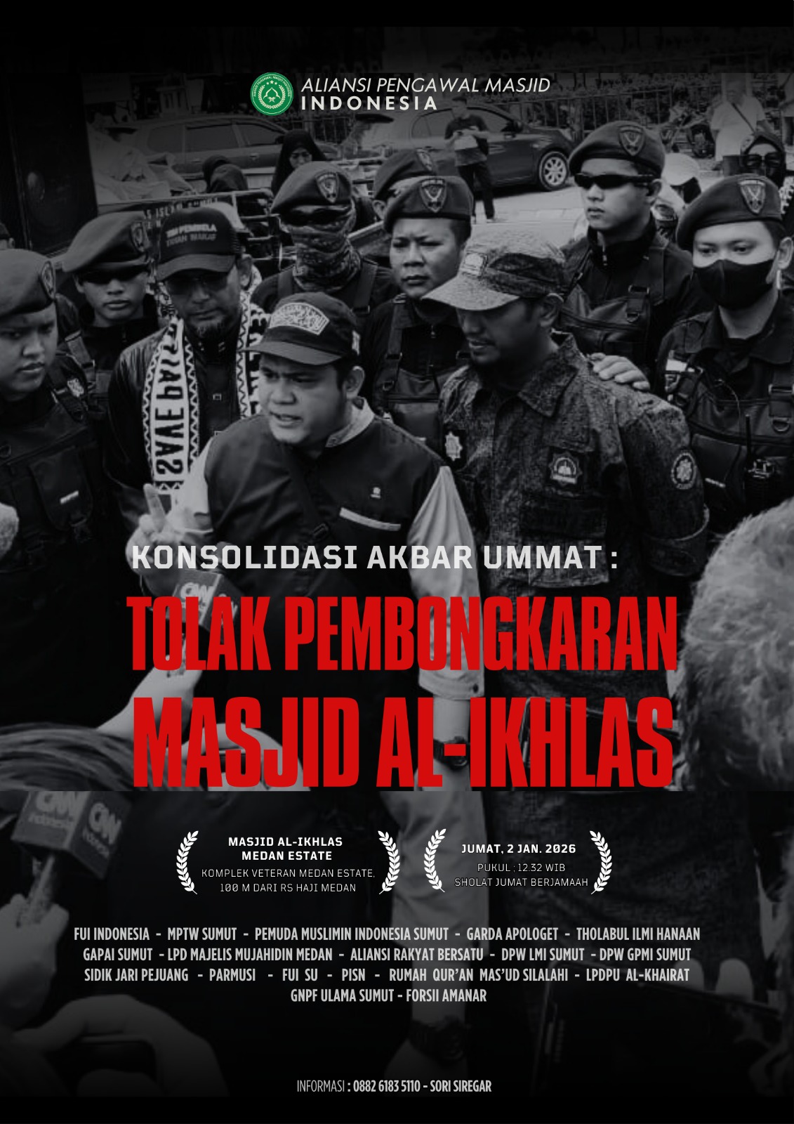 APMI Gelar Konsolidasi Akbar Umat Tolak Pembongkaran Masjid Al Ikhlas