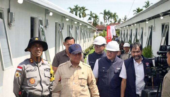 Dampingi Presiden Prabowo Tinjau Huntara Di Aceh Tamiang, Kapolda: Masuk Tahap Pemulihan